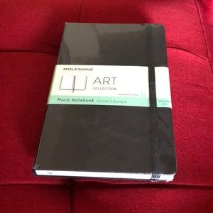 Moleskine music notebook
